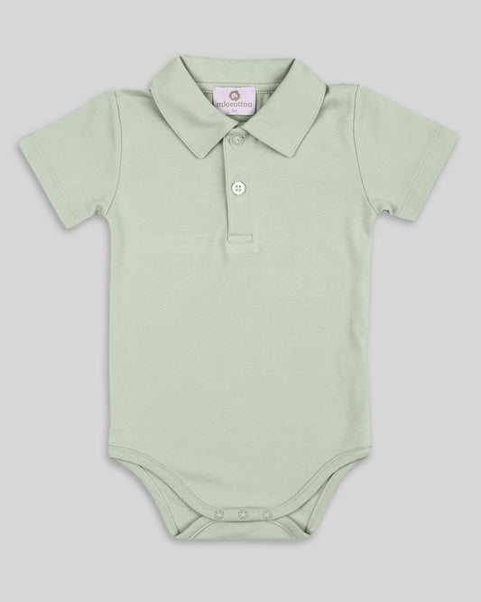 Essentials bodysuit in pistaccio, comfortable and breathable