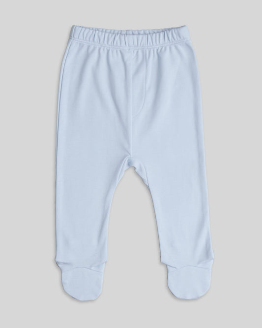 Newborn pants with feet, made from soft and gentle fabric.