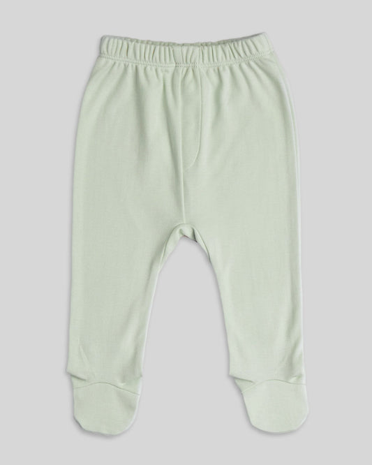 Newborn pants in pastel colors, made from breathable cotton.