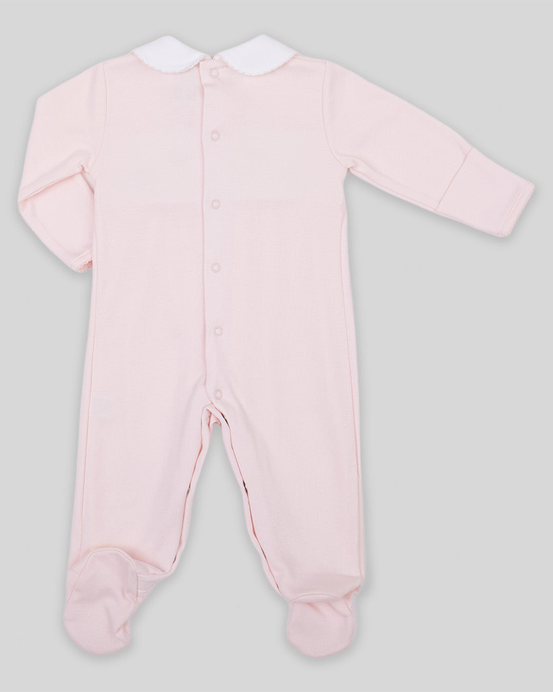 Footie Zuz Baby Girl Pima Cotton Hand Smocked - Pink